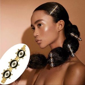 NEW Fashionable Lucky trio eye hair pin for girls or ladies.